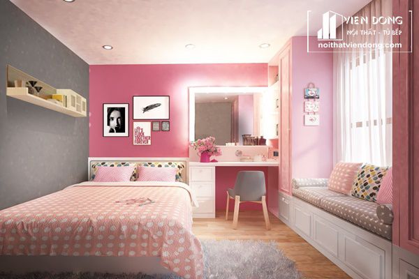 Top 10 mẫu thiết kế phòng ngủ đẹp cho nữ được ưa chuộng nhất hiện nay