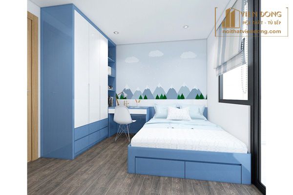 Trang trí phòng ngủ với tone màu nhẹ nhàng - Nội Thất Viễn Đông