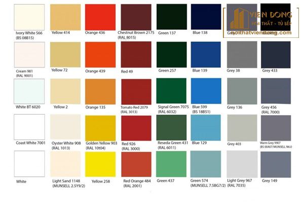Bảng màu sơn cửa sắt:
Bạn muốn tìm màu sơn phù hợp với cửa sắt của bạn? Với bảng màu sơn cửa sắt của chúng tôi, bạn sẽ tìm thấy những màu sắc tuyệt đẹp và phù hợp với nhiều phong cách kiến trúc khác nhau. Bấm vào hình ảnh để khám phá những bảng màu sơn cửa sắt hiện đại và đa dạng nhất.